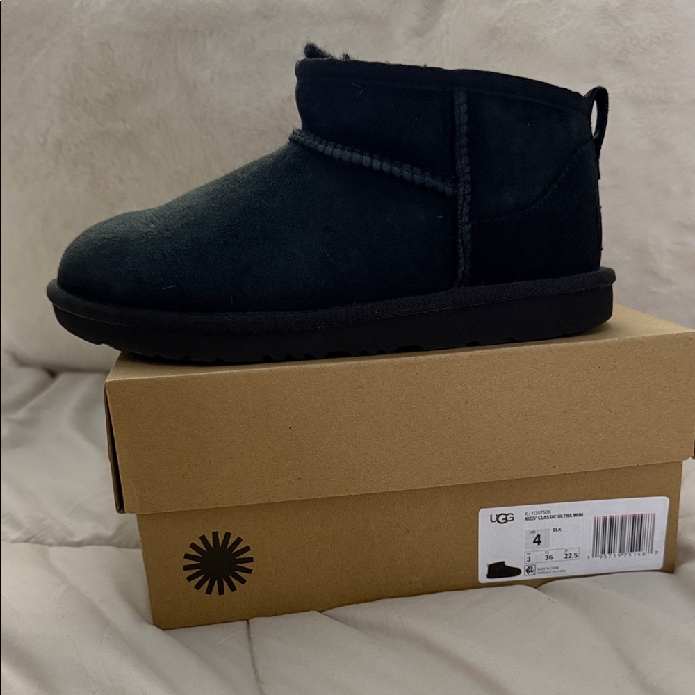 UGG Dark Suede Ankle Boots